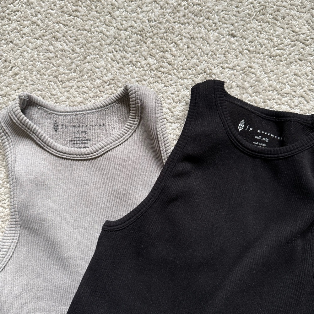 Free People Movement bundle compression tanks